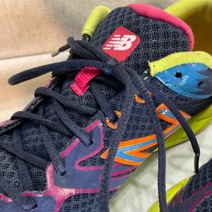 New Balance RC 140 running shoes, women’s 8.5/neon, navy lightweight A+